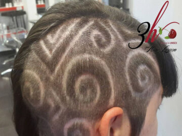 Corte de Pelo con Tatoo Hair - Servicio de corte de pelo efecto tatto en Badajoz, Peluquería 3h Ana Lozano